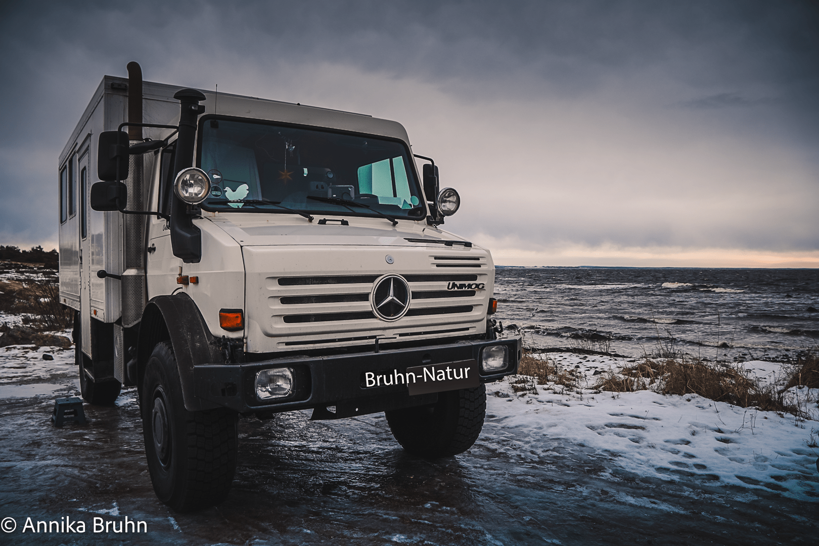 Unser Freistehplatz in Halmstadt